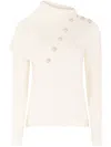 Rabanne Temporary Wool Jumper In White