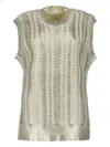 Rabanne Strukturiertes Stricktop