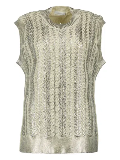Rabanne Strukturiertes Stricktop