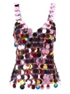 Rabanne The Iconic Sparkle Discs Tops