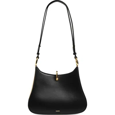 Rabanne The Medium Ring Leather Shoulder Bag In Multi