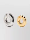 Rabanne Three Piece Ear Cuff Set In Multi