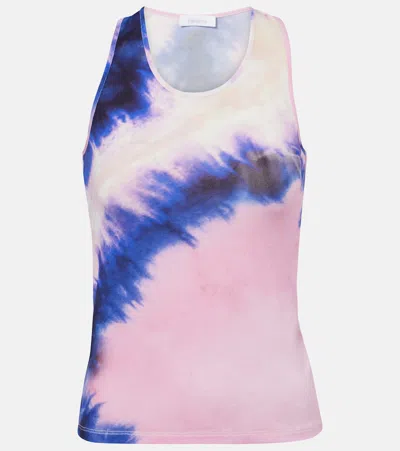 RABANNE TIE-DYE JERSEY TANK TOP