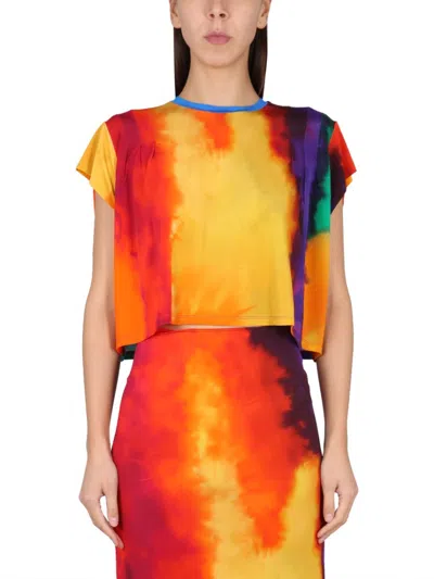 Rabanne Tie-dye Pattern T-shirt In Multi