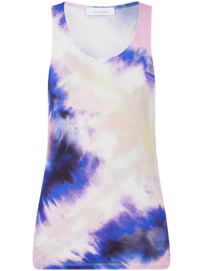 RABANNE TIE-DYE PRINT TOP