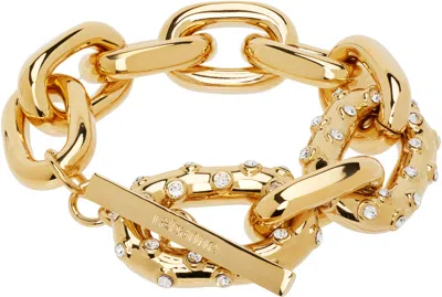 Rabanne Toggle Bracelet In Gold