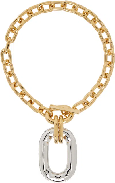 Rabanne Toggle Necklace In Gold