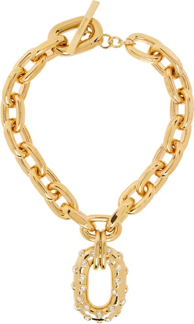 Rabanne Toggle Necklace In Gold