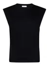 Rabanne Chain-detail Cotton T-shirt In Negro