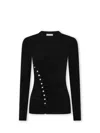 Rabanne Ruched Design Long Sleeves Top