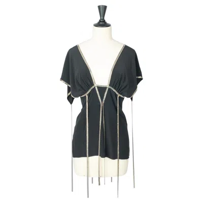 Pre-owned Rabanne Top By Paco  Summer 2001 In Black