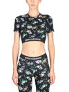 Rabanne Fitted Cropped Top In Multi