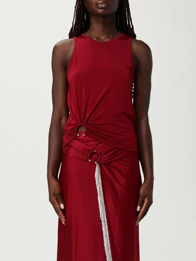 Rabanne Top  Woman Color Red In Brown