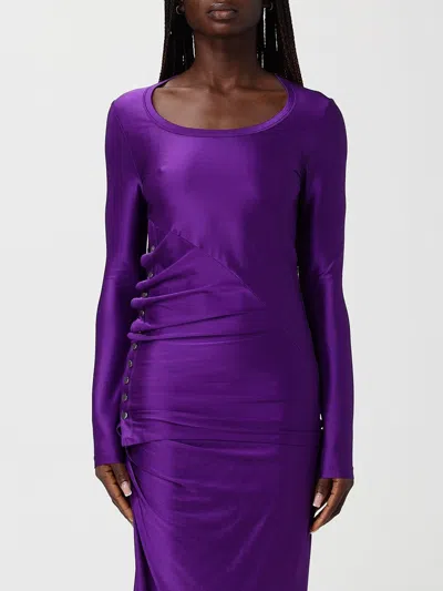 Rabanne Top Woman  In Purple