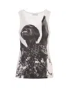 Rabanne X Jean Clemmer Photograph-print Tank Top In White