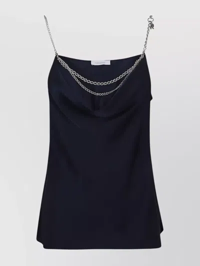Rabanne Top Recyclé In Black