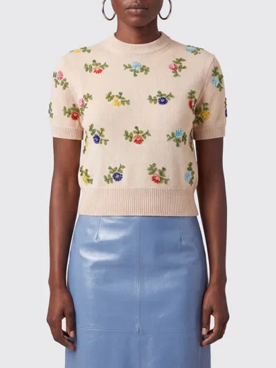 Rabanne Top Woman Color Beige In Neutral