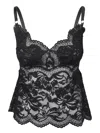Rabanne Lace Camisole Scalloped Hem