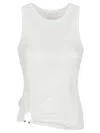 Rabanne Ring-detail Cotton-blend Jersey Tank Top