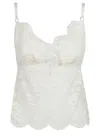 Rabanne Sleeveless Tank Top In White