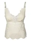 Rabanne Sleeveless Tank Top In White