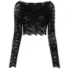 Rabanne Polyester Tops In Black