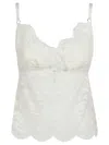 Rabanne Sleeveless Tank Top In White