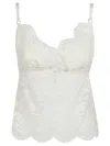 Rabanne Sleeveless Tank Top In White