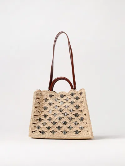 Rabanne Tote Bags  Woman Color Natural