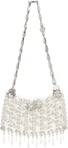 Rabanne Transparent 1969 Nano Crystal Resin Bag In M037 Transparent/sil