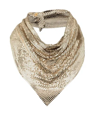RABANNE PACO RABANNE CHAIN-MAIL HANDKERCHIEF NECKLACE