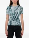 Rabanne Trompe L'oeil-print T-shirt In Multi