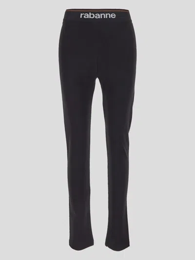 Rabanne Trousers In Black