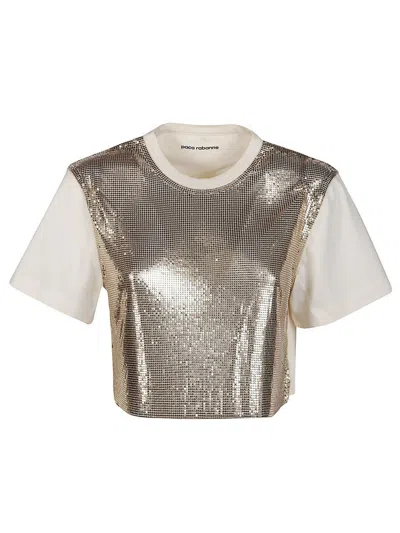 Rabanne Tshirt In Beige