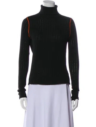 Pre-owned Rabanne Turtleneck Sweater In Blue