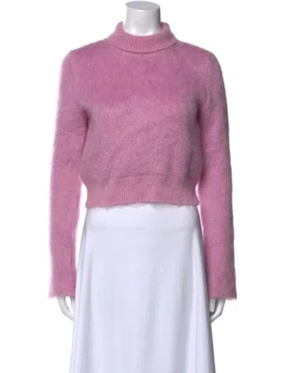 Pre-owned Rabanne Turtleneck Sweater In Purple