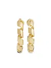 Rabanne Twisted Hoop Earrings In Gold