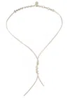 Rabanne Twisted Sculpted Necklace In Silver