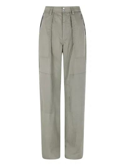 Rabanne Utility-pocket Cargo Trousers In Gray