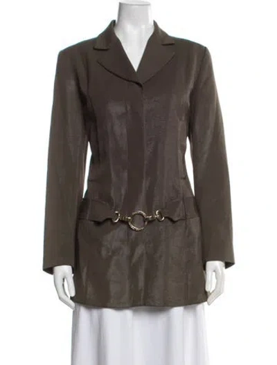 Pre-owned Rabanne Vintage 1996 Coat In Green
