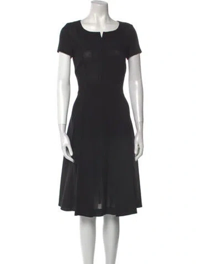 Pre-owned Rabanne Vintage Midi Length Dress In Black