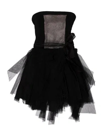 Pre-owned Rabanne Vintage Mini Dress In Black