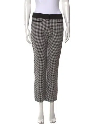 Pre-owned Rabanne Virgin Wool Straight Leg Pants In Multicolor