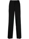 Rabanne Virgin Wool Wide-leg Trousers In Black