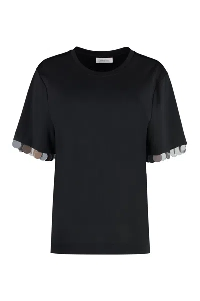 RABANNE VISCOSE CREW-NECK T-SHIRT