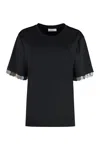 RABANNE RABANNE VISCOSE CREW-NECK T-SHIRT