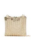Rabanne Gold 1969 Shoulder Bag In P Light Gold