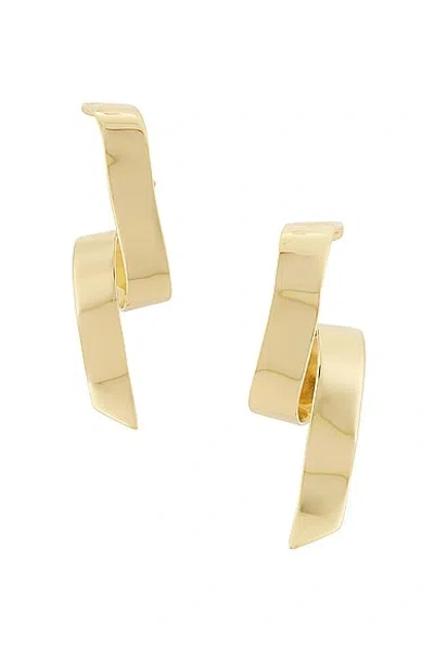 Rabanne Wave Earrings In Gold