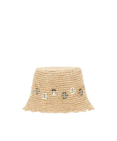 RABANNE PACO RABANNE DISC-LINK DETAILED BUCKET HAT