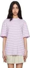 Rabanne Boxy T-shirt In V318 Stripes / White